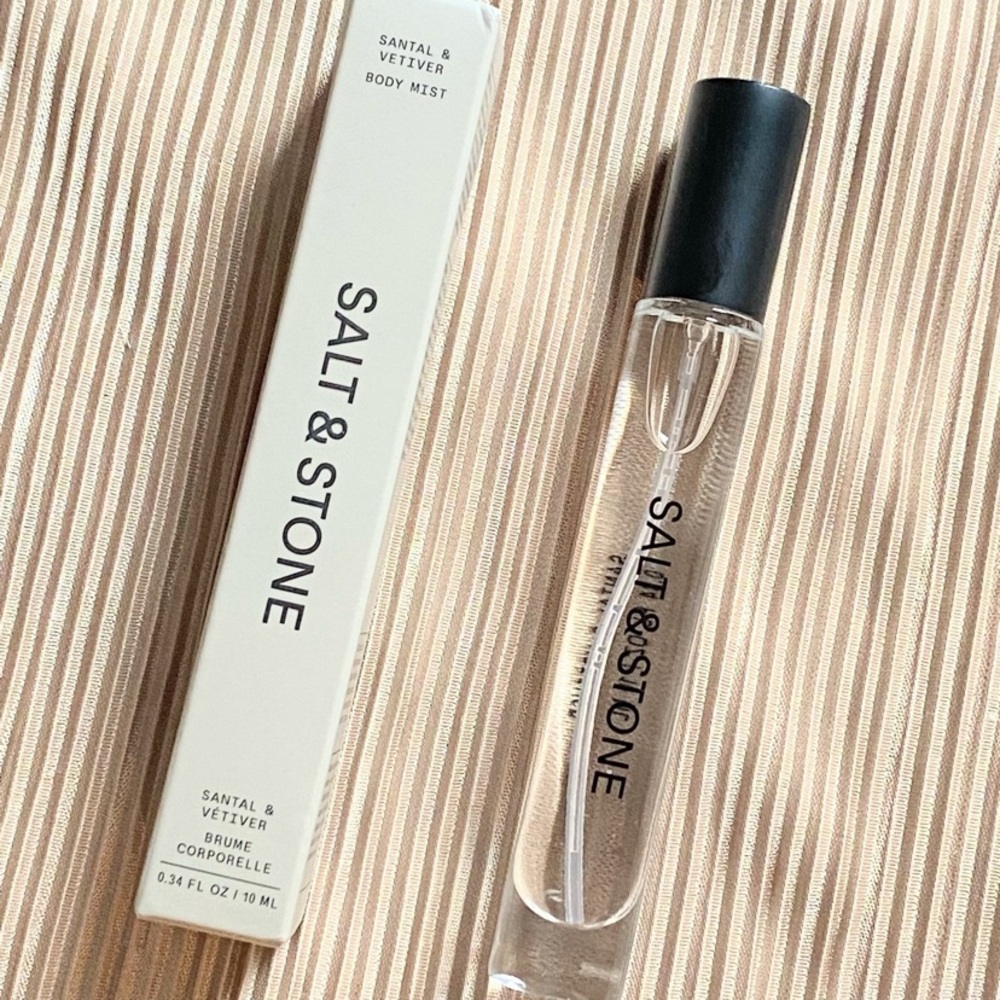 SALT & STONE SANTAL & VETIVER 10ml Travel Spray Hair Mist